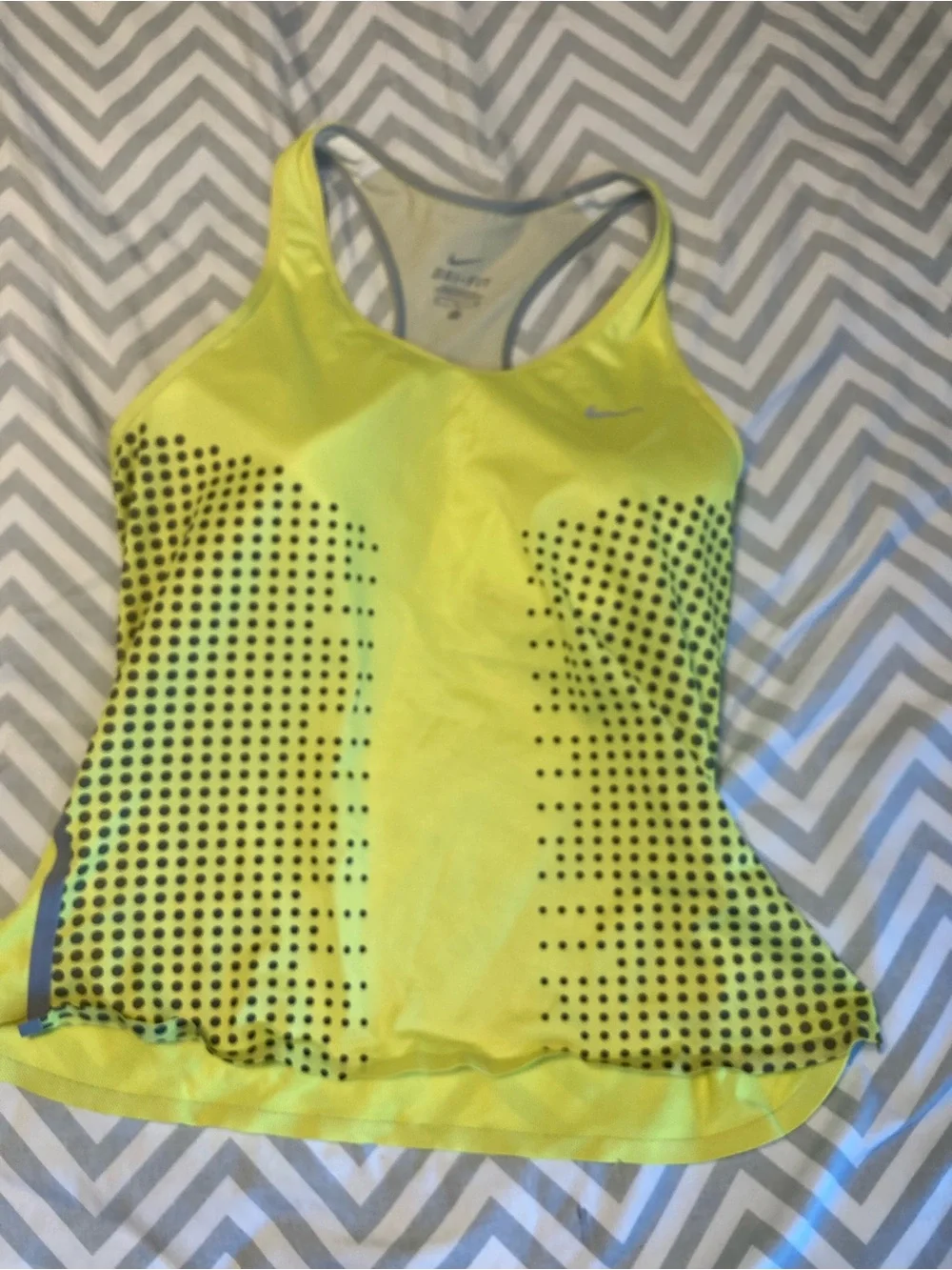 Lot Of 2 Nike Running Dri-Fit Racerback Tank Tops Womens M Sleeveless Sports Bra